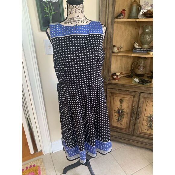 Talbots Multicolored sleeveless dress - Picture 1 of 13